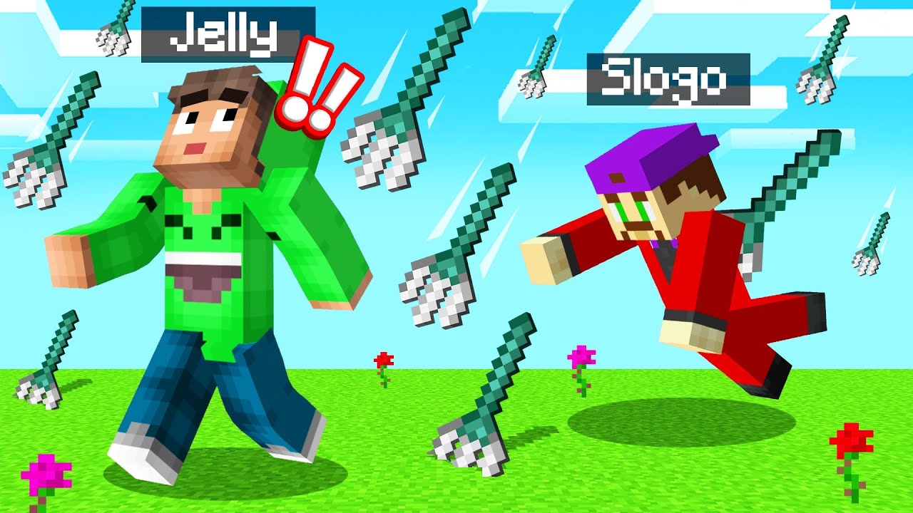 RUN From The TRIDENT RAIN In MINECRAFT! (Scary)