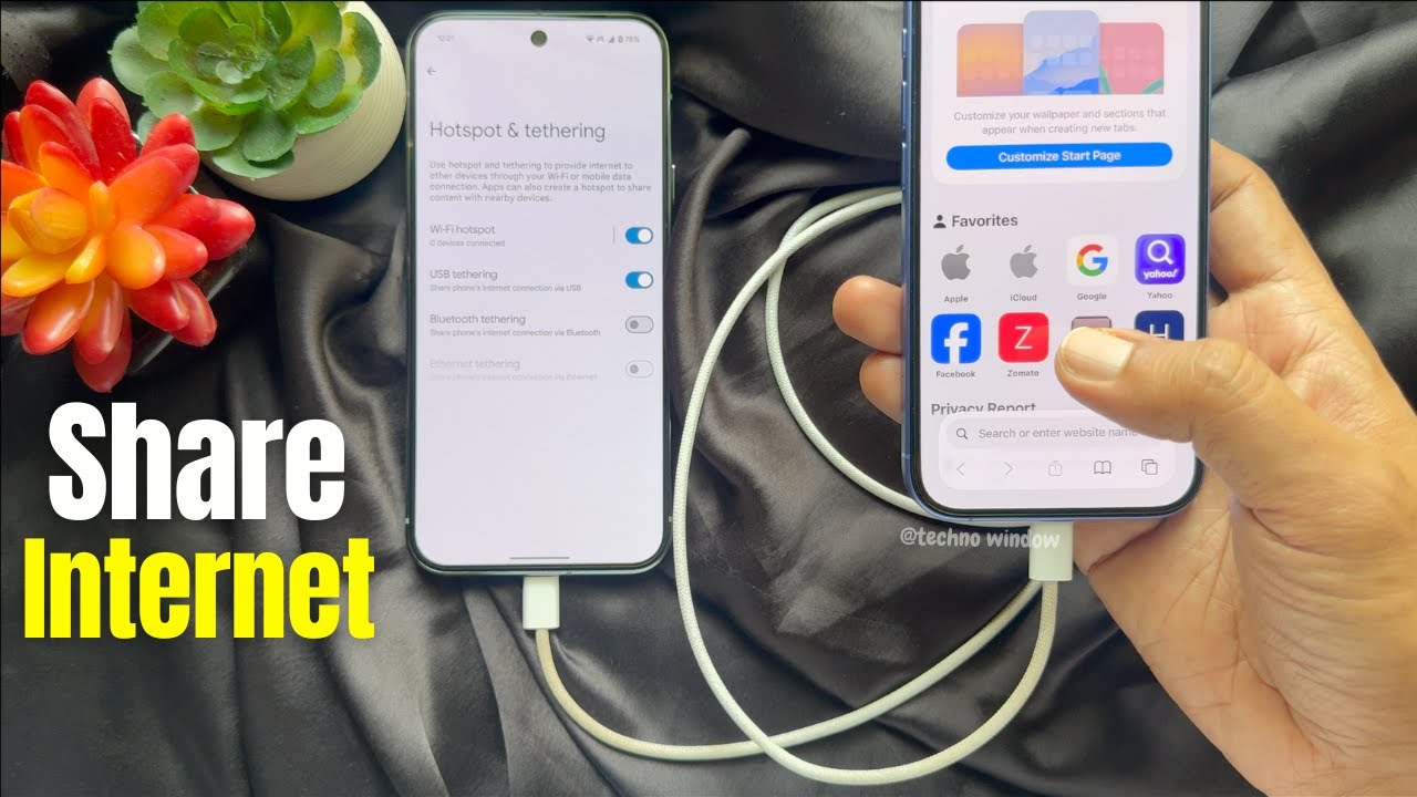 How to Share Internet from Android to iPhone Using USB Tethering
