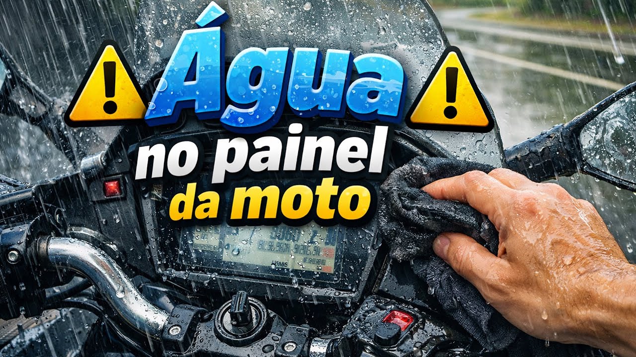 ⚠️Água no painel da moto⚠️