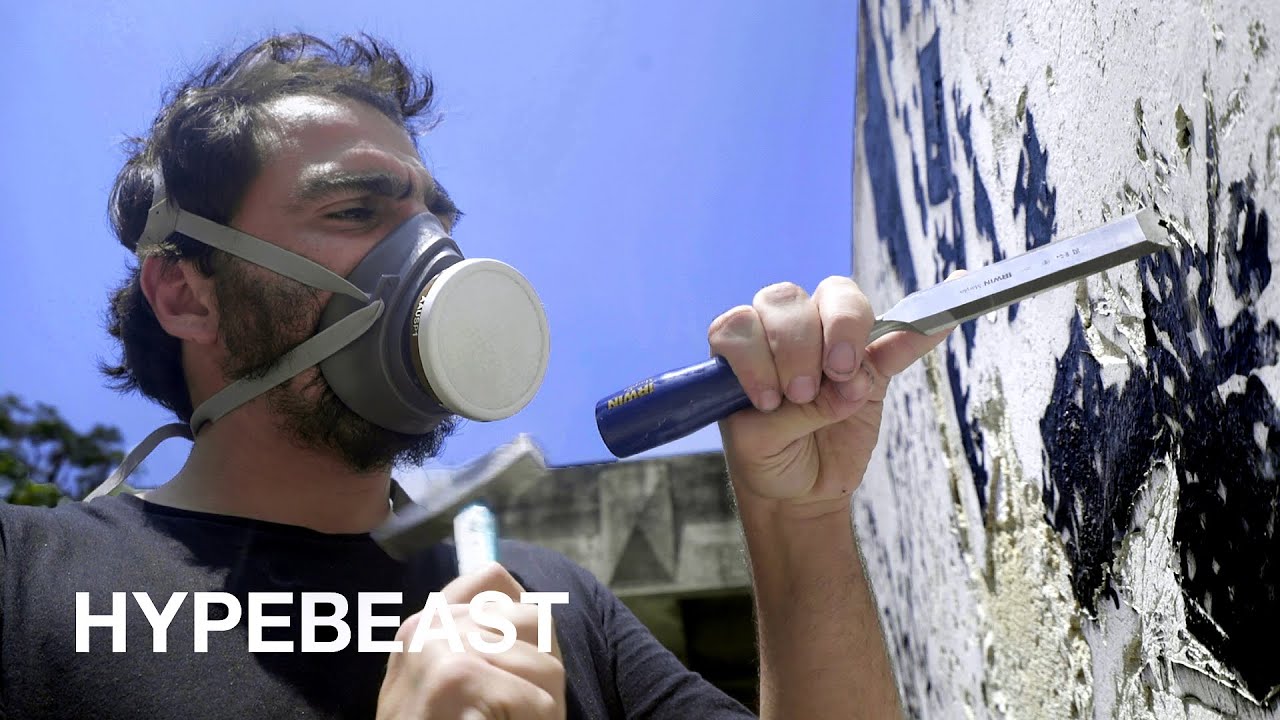 Vhils Uses Explosives, Chemicals and Power Tools to Create Fine Art | HypeArt Impressions