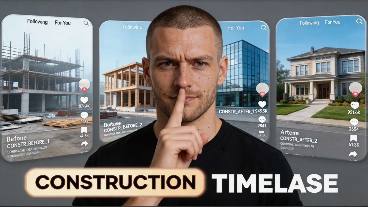 How To Actually Make VIRAL Construction Videos Using Ai in Seconds