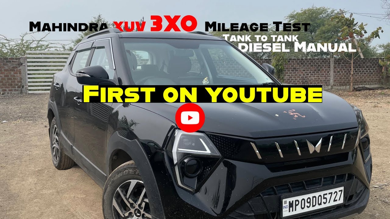 Mahindra XUV 3XO Tank to Tank Mileage test | Diesel Manual | Average ?? |#3xo #mahindra #mahindraxuv