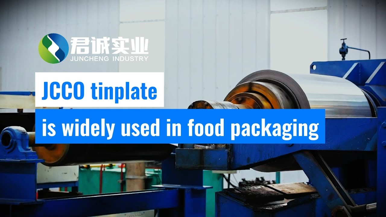 JCCO tinplate is widely used in food packaging, chemicals, household hardware, and machinery