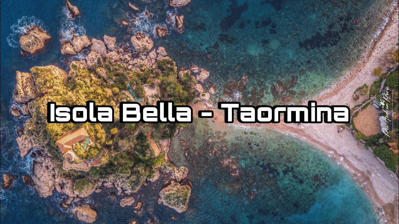 Isola Bella - Taormina Fpv drone