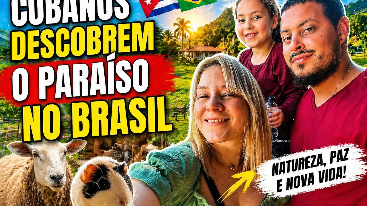 CUBANOS DESCOBRIRAM o PARAÍSO no 
BRASIL.Aconteceu o inesperado 😯