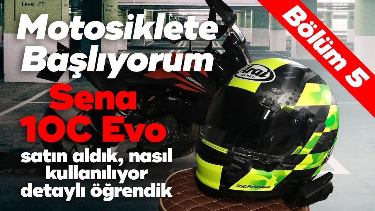 Motosiklete Başlıyorum | Bölüm 5 | Sena 10C Evo satın aldık, nasıl kullanılıyor detaylı öğrendik