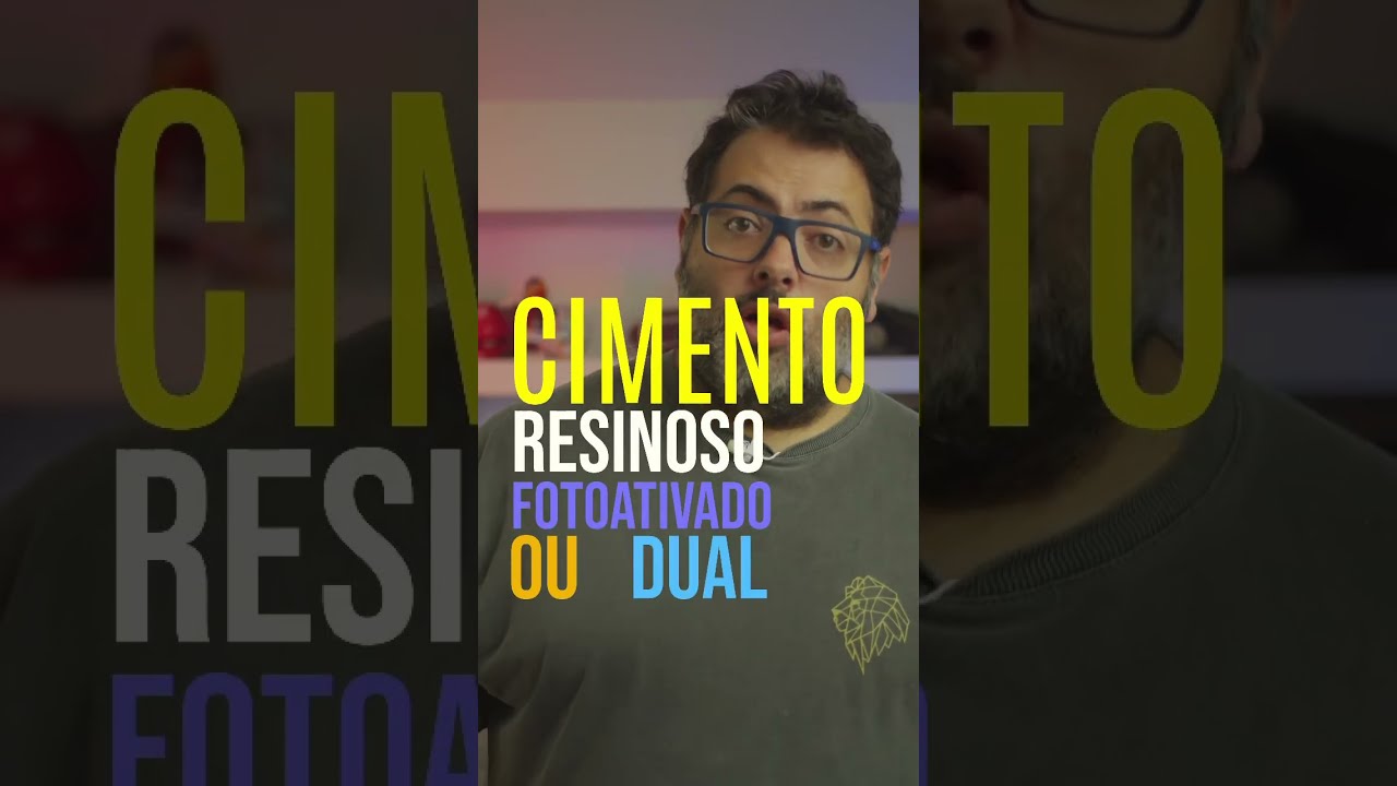 CIMENTO RESINOSO FOTO OU DUAL - Mylene e Renato #SHORTS