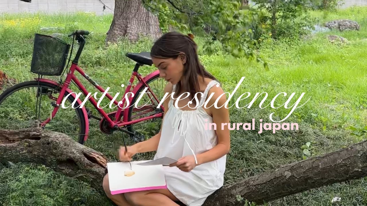 making pottery on an artist residency in rural japan