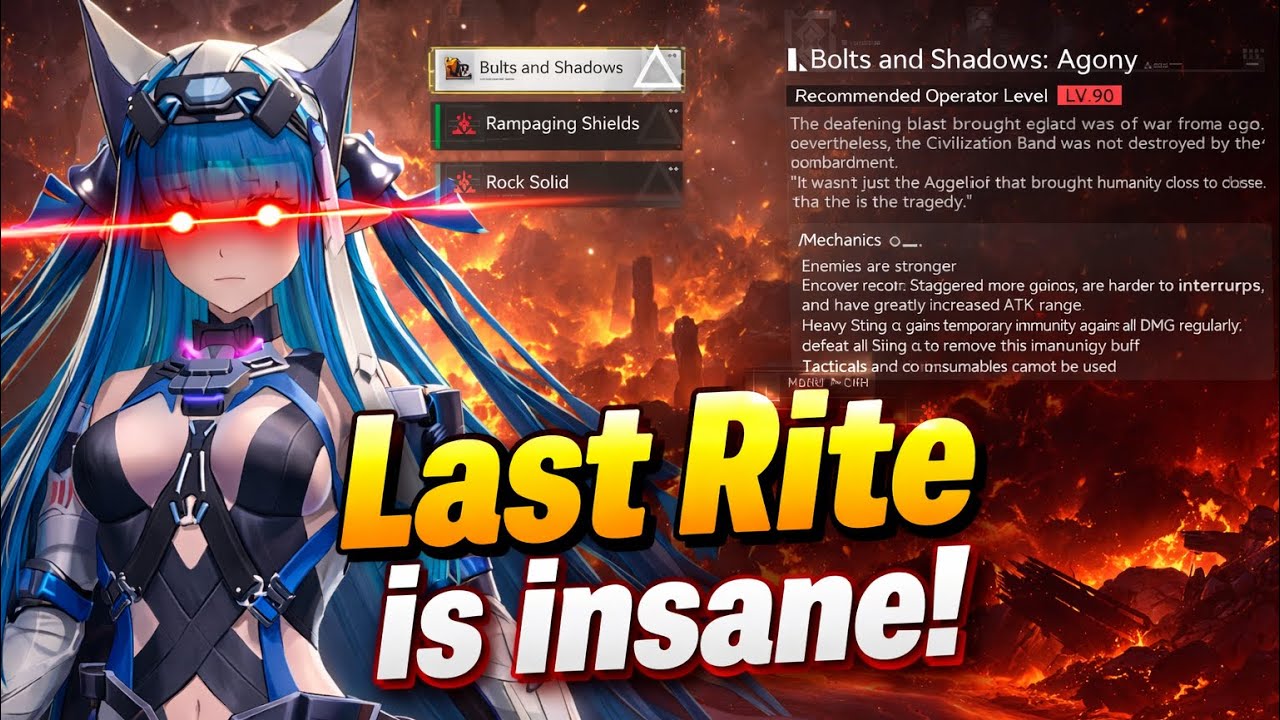 Nuking Inorganic Construct Agony Mode - Umbral Monument With Last Rite [Arknights: Endfield]