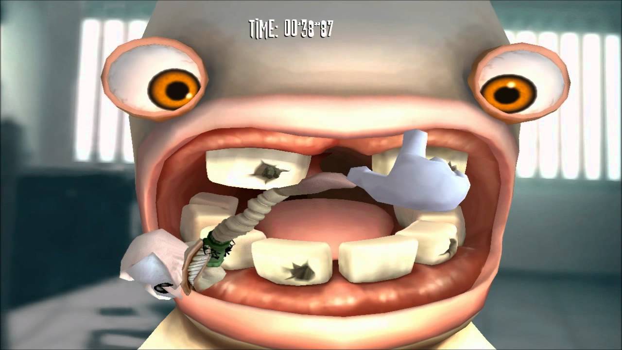 Rayman Raving Rabbids Walkthrough Test 13 Bunnies Don't Use Toothpaste