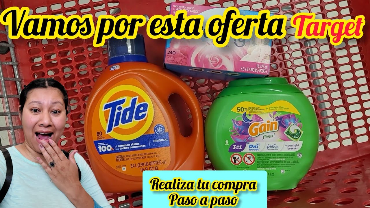 😱Vamos x el BOTELLOTE  de Tide a Target😱 Como realizar una compra en target? Paso a paso🔥