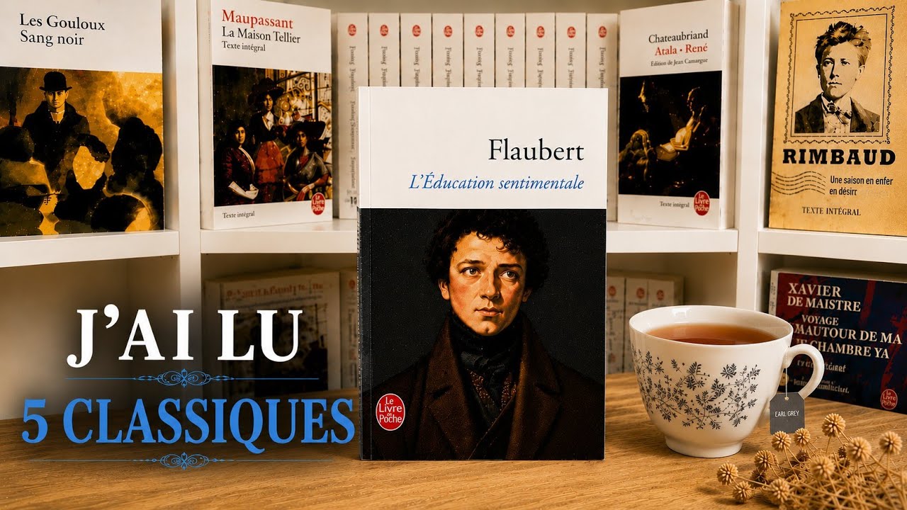 J'ai (presque) lu 5 classiques ! Maupassant Camus Flaubert Balzac Choderlos de Laclos