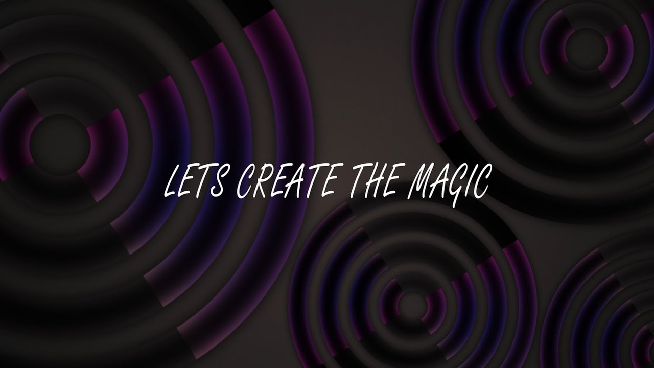 How to create Motion Graphics or Animated Background in After Effects