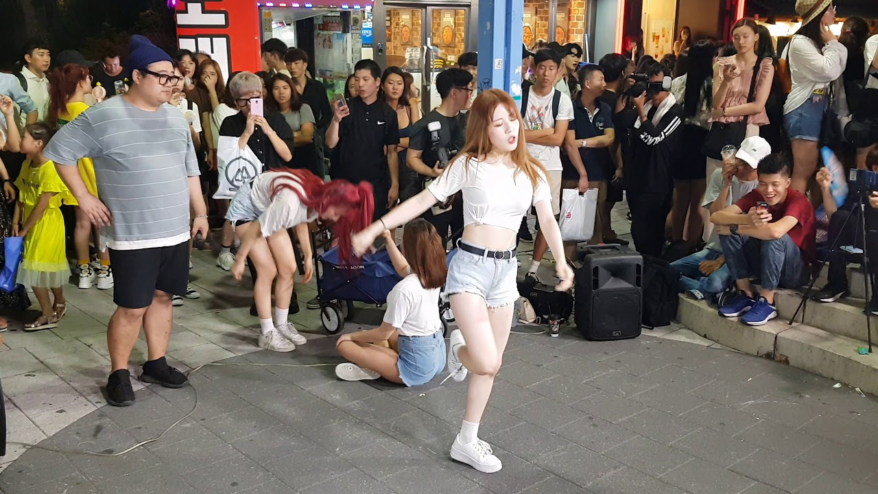 20190805 홍대 미녀댄스팀 클락(clock) 10 - 지은 청하 - snapping 스내핑