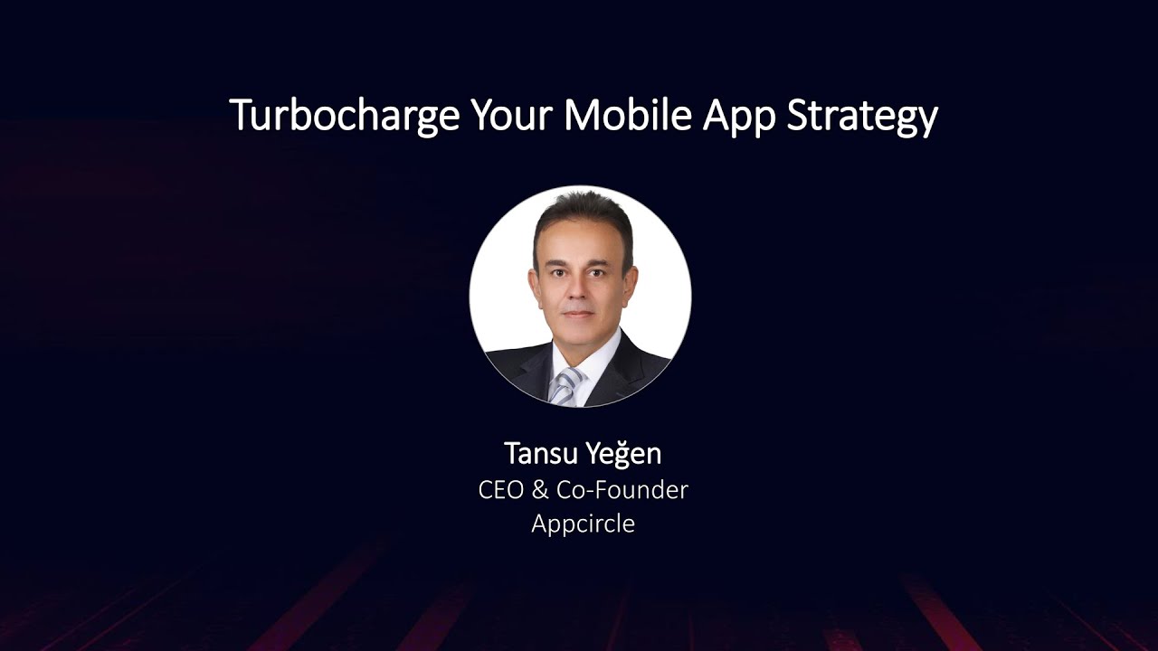 Appcircle CEO'su ve  Kurucu Ortağı Tansu Yeğen'in sunumu