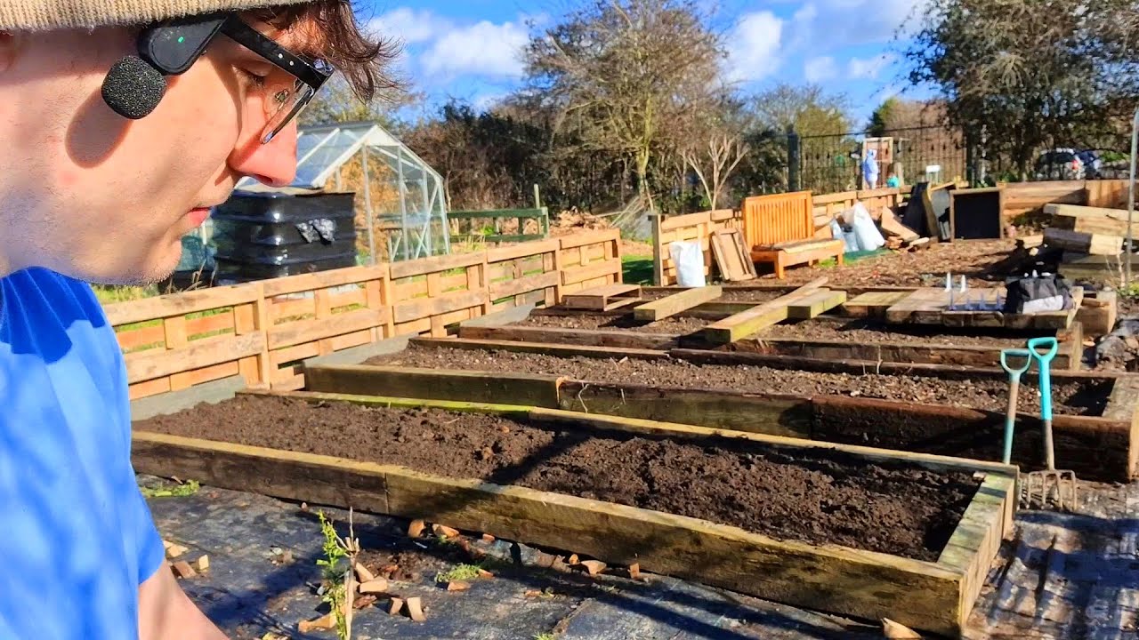 Building the FINAL Allotment Raised Bed - Alfie's Agriculture