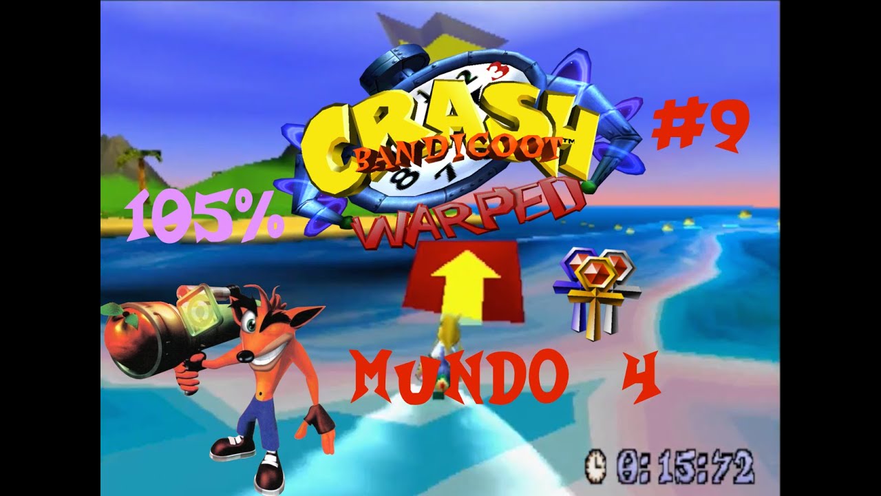 Guia Crash Bandicoot 3 (Ps1) | Mundo 4 | Las Reliquias 105%