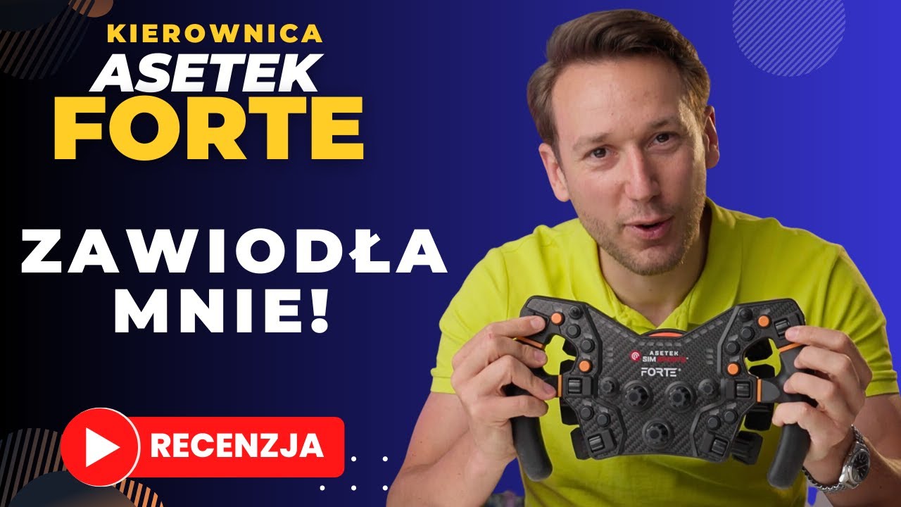 Idealna kierownica - Asetek Forte...z jednym dużym ALE!