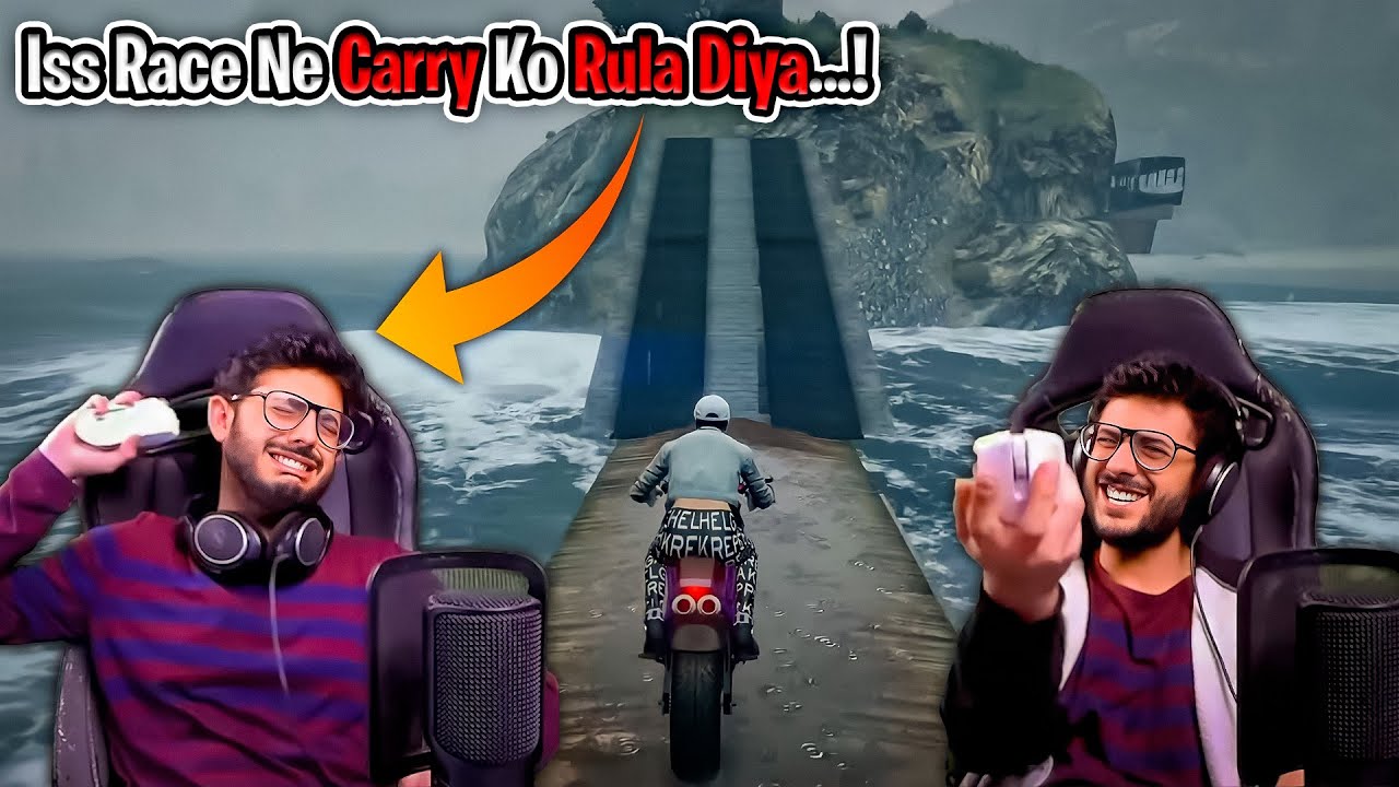 Carry Angry On GTAV Race 🤣