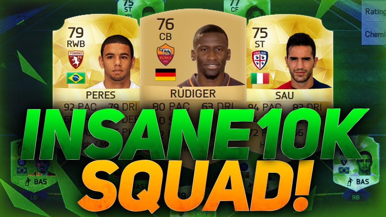 UNBEATEN 10K MOST OP SQUAD | FIFA 16 ULTIMATE TEAM SQUADBUILDER