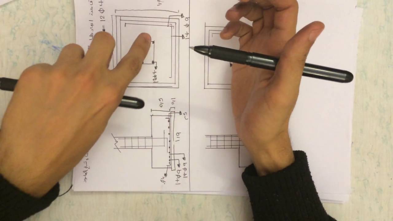 1- أهم مواضيع الرسم المدني (الرسم الإنشائي)