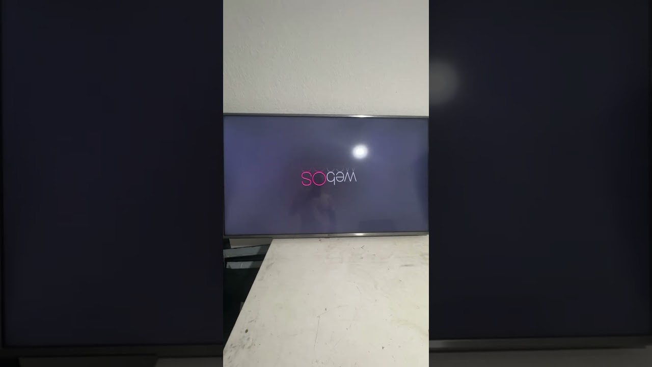 Tv smart LG 50 tela invertida. Como resolver