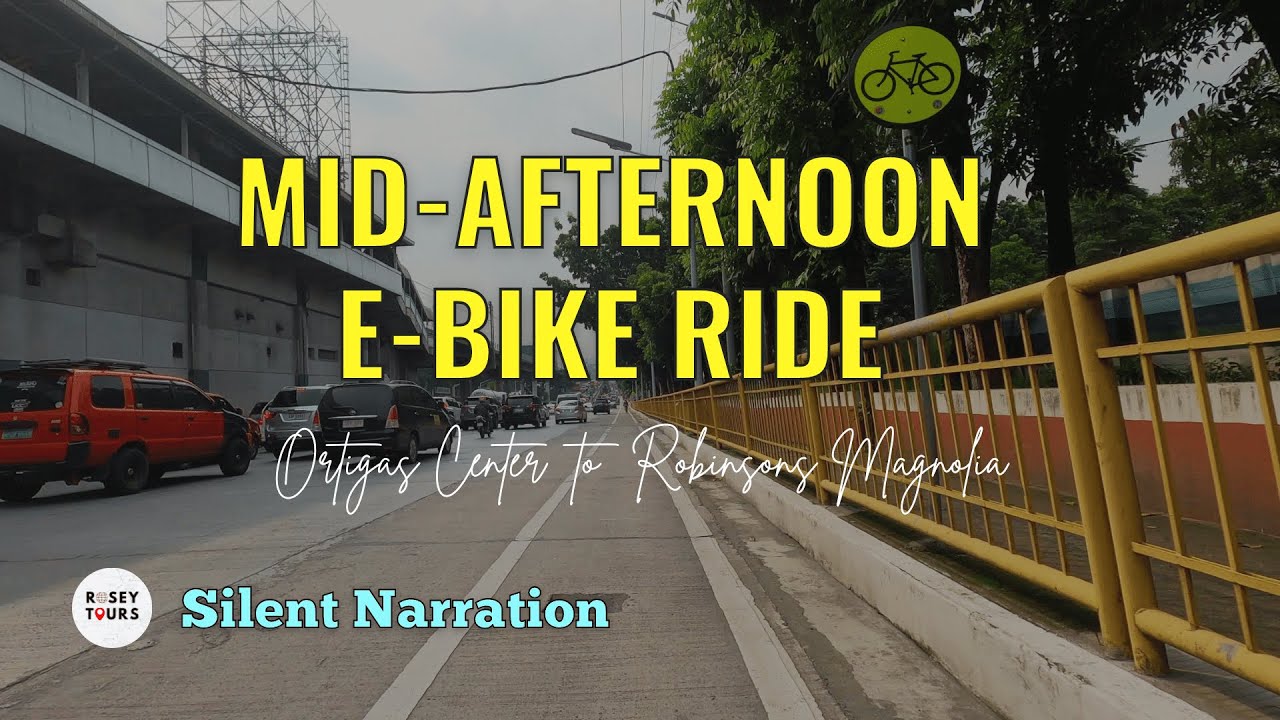 Biking from Ortigas Center to Robinsons Magnolia in 4K