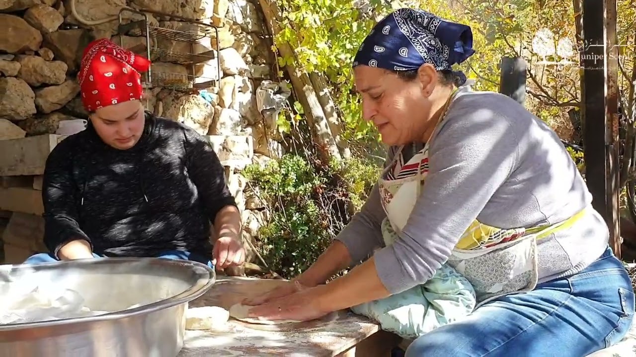 The heart of Lebanese traditions, women of Bcharre - Lebanon and the legacy of saj bread making