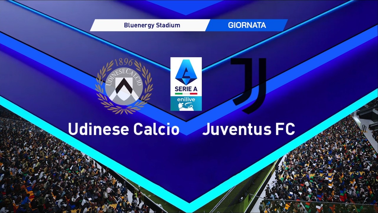 Udinese vs Juventus | Bluenergy Stadium | 2025-26 Serie A | PES 2021