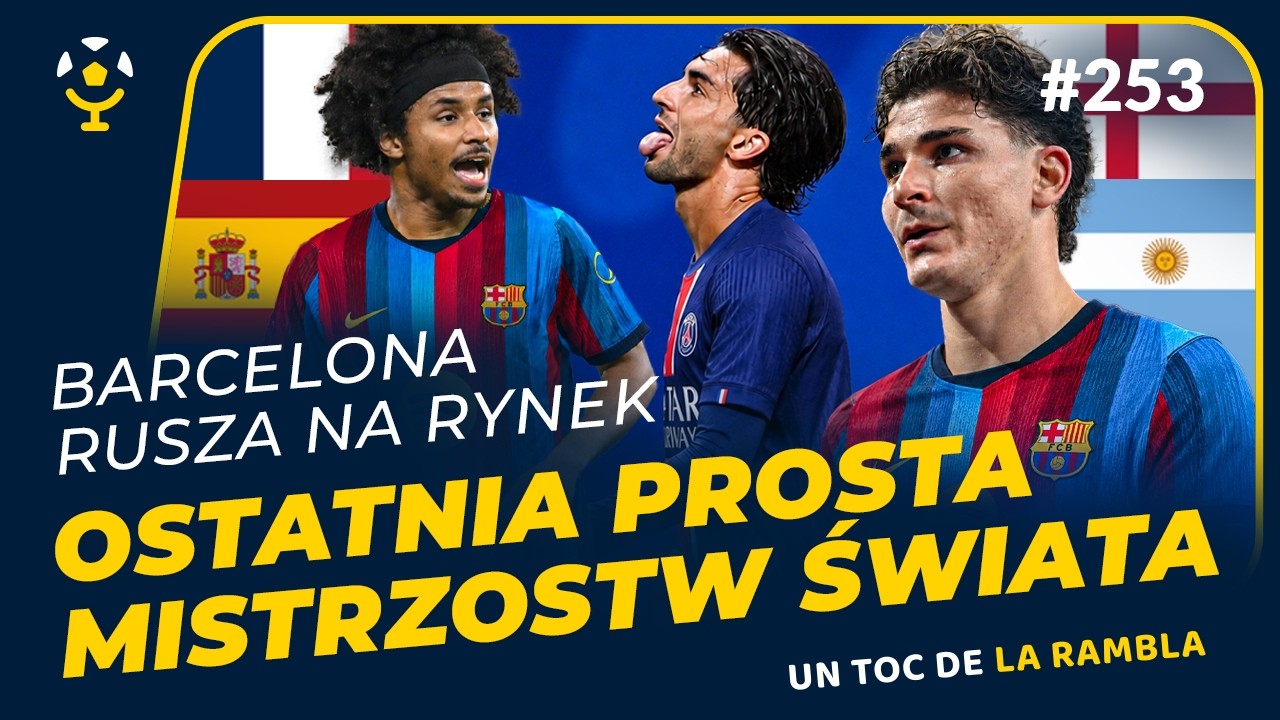 BAR&Ccedil;A DOMYKA TRANSFERY! Lamine Yamal vs Mbappe. Argentyna gra o finał z Anglią. | Podcast UTDLR #253