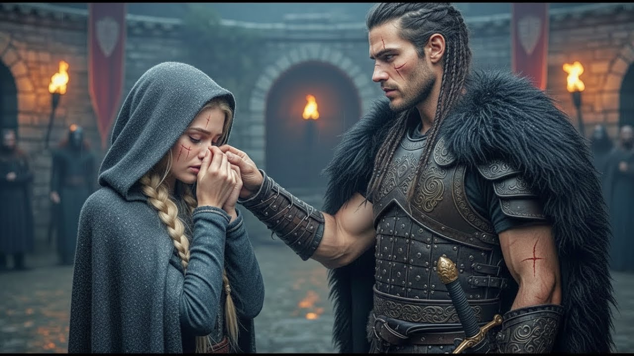 Hiding Scars and Tears at the Ceremony, the Omega Lowered Her Head as the Alpha King Watched All