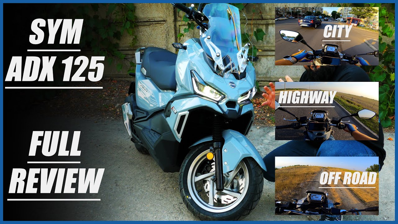 SYM ADX 125 - Full Review - City, Highway and Off-Road