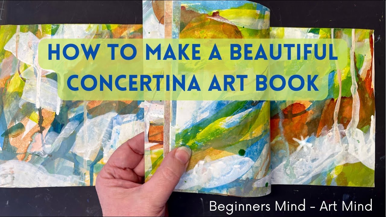 How to Turn an Abstract Painting Into a Beautiful Art Journal (Tutorial)