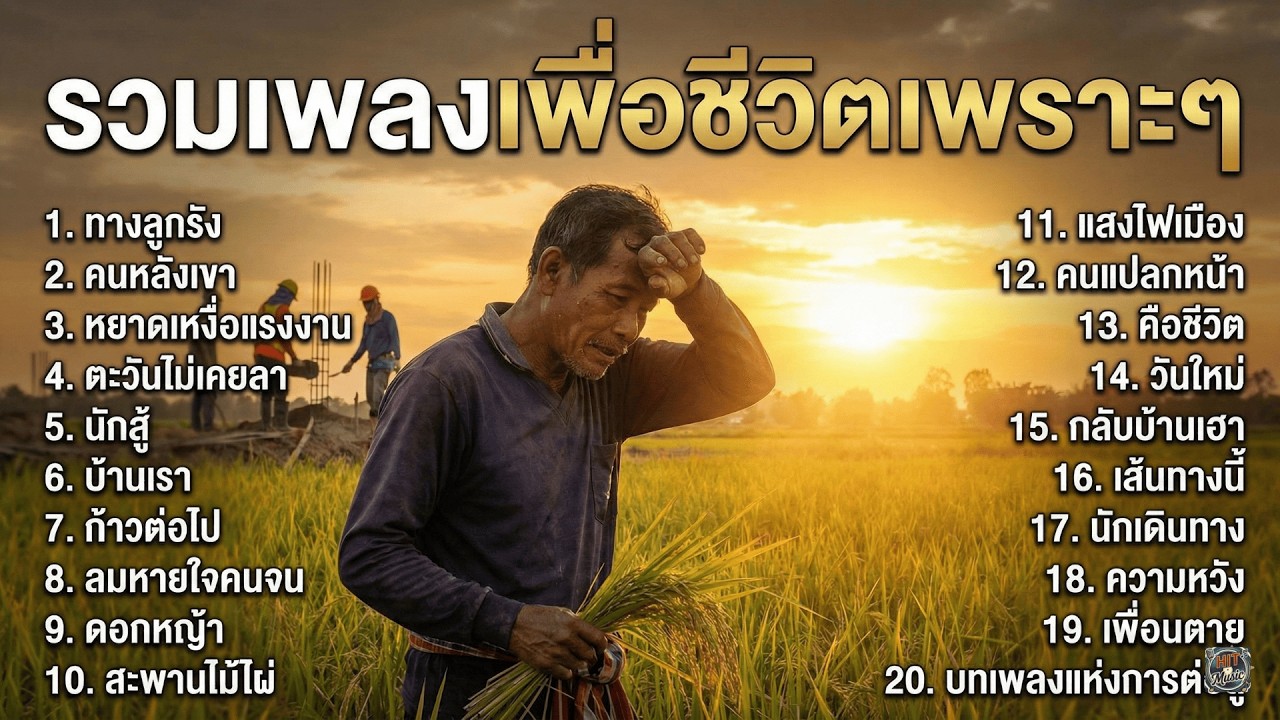 รวมเพลงเพื่อชีวิตฮีลใจ ฟังเเล้วมีกำลังใจเพิ่มขึ้น ฟังยาวๆ