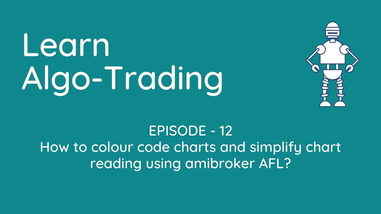 How to color code charts and simplify chart reading using amibroker AFL?