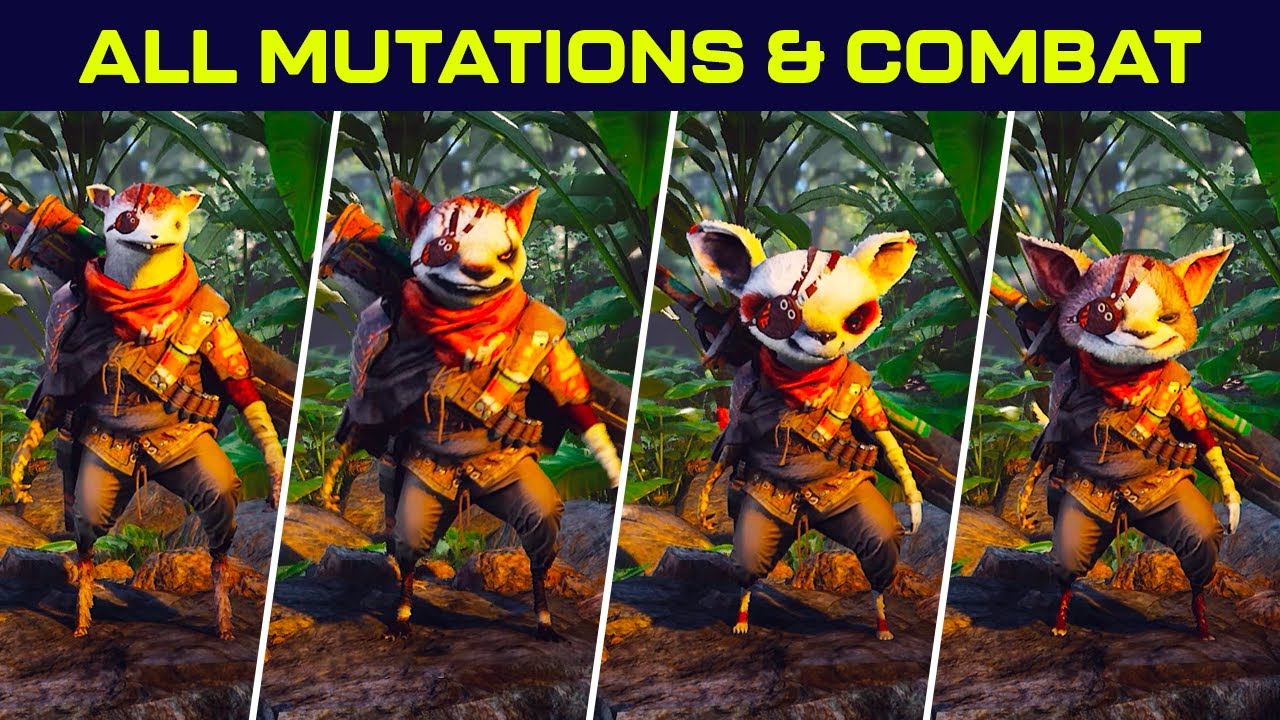 All MUTATIONS and COMBAT CLASSES you can play.