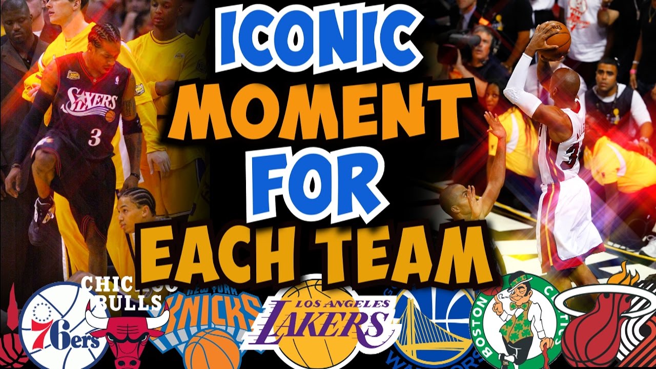 Most ICONIC Moment in HISTORY for each NBA Team!!