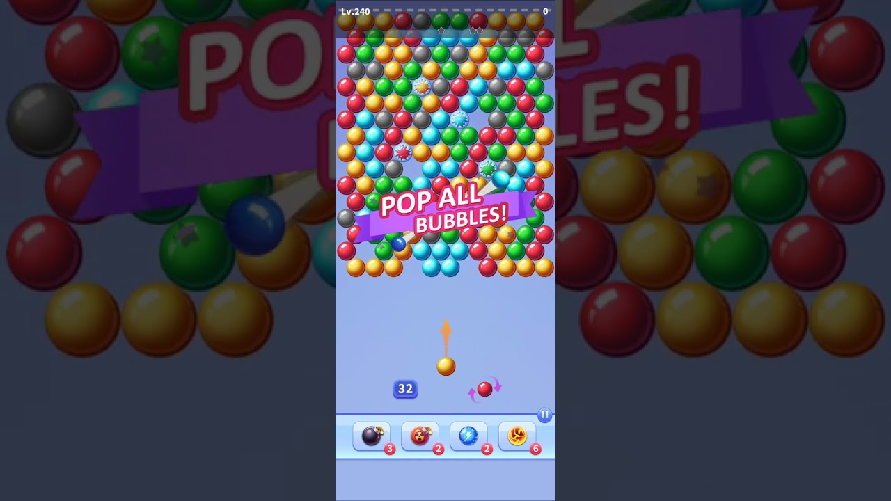 Shoot bubble game #gaming #gameplay 
