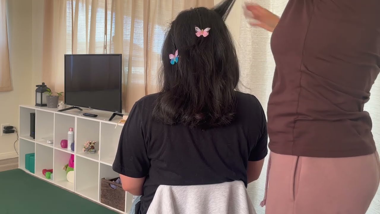 ASMR- Hair Brushing and Hair Play (No Talking)