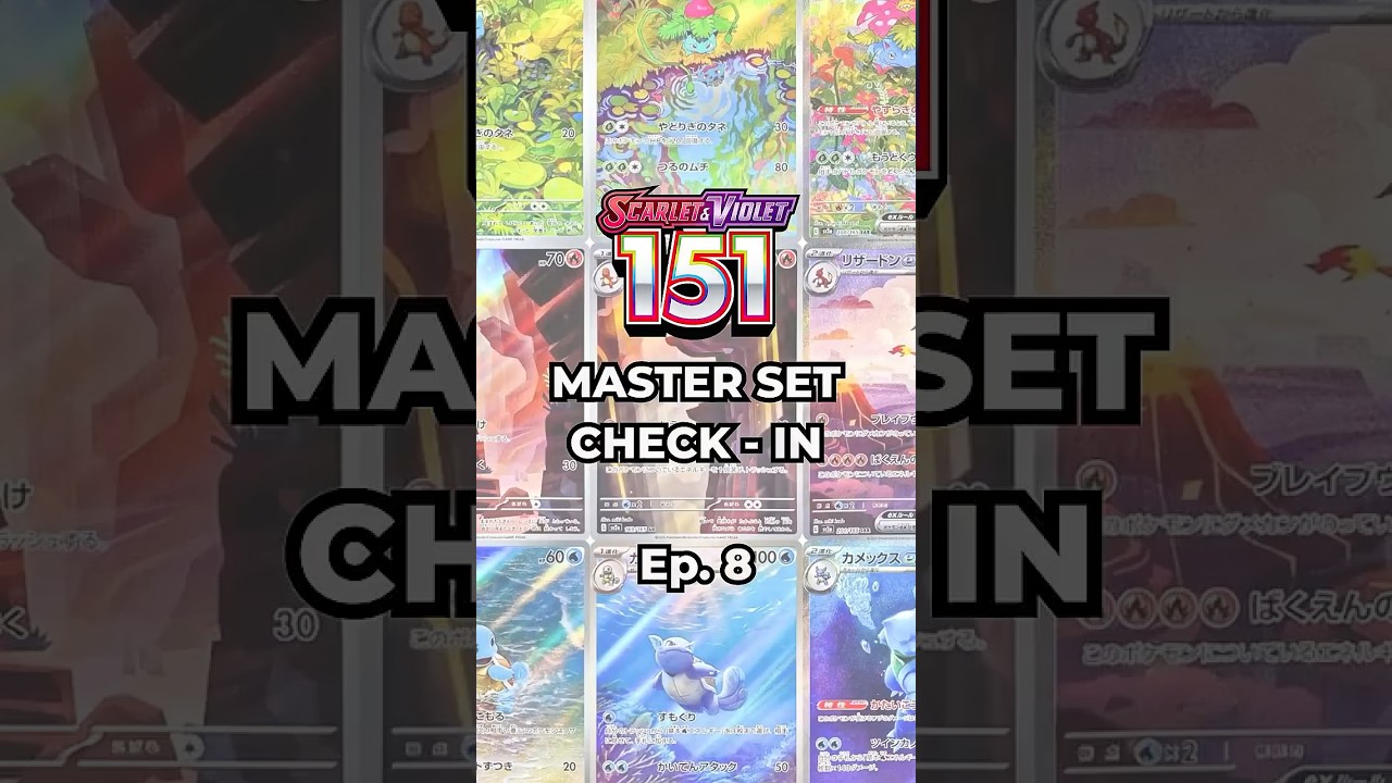 Pokémon 151 Master Set Update EP. 8 | 85% ➝ 90.8% Complete!