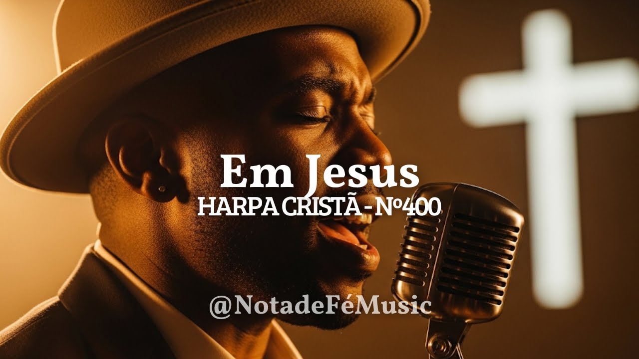 Harpa Cristã Nº 400 EM JESUS | BLUES GOSPEL | Instrumental + Letra