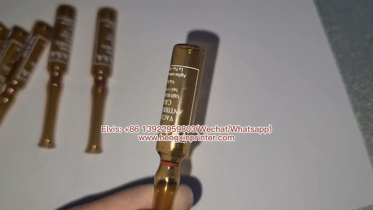 Mini bottle ampoule automatic screen printer