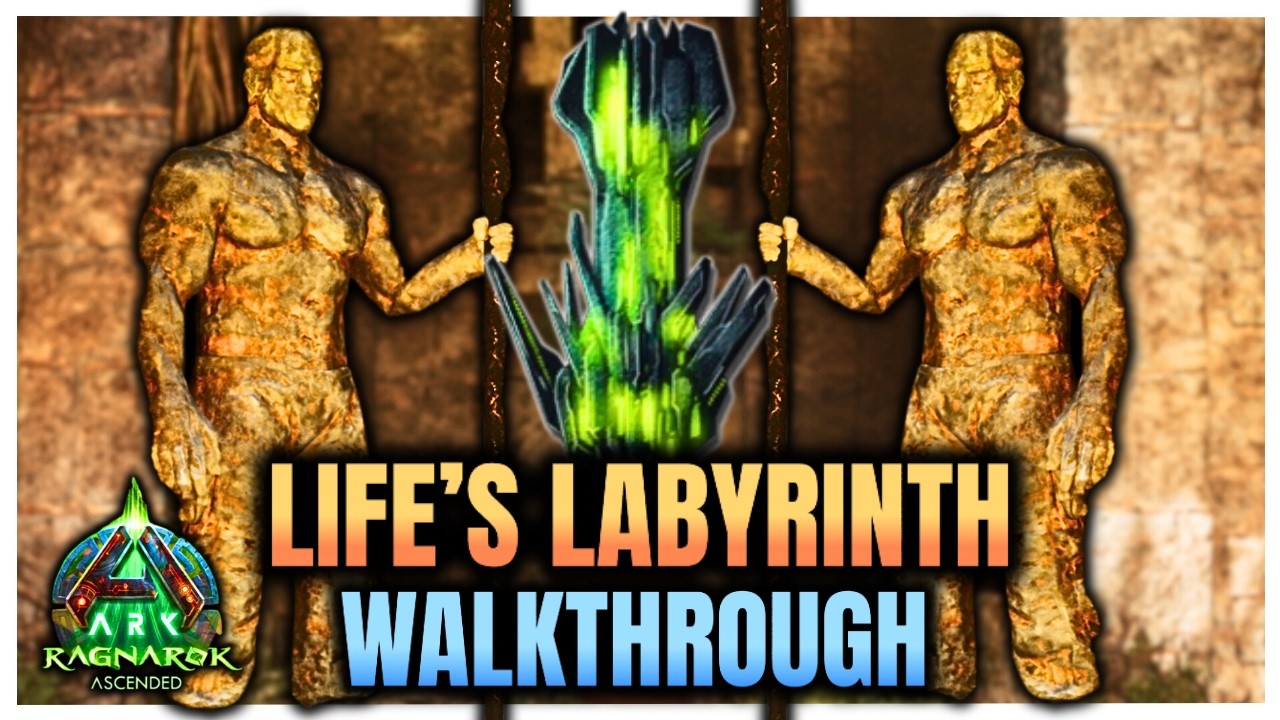 Life's Labyrinth Solo Guide And ALL Ragnarok Artefact Locations | Ark Survival Ascended