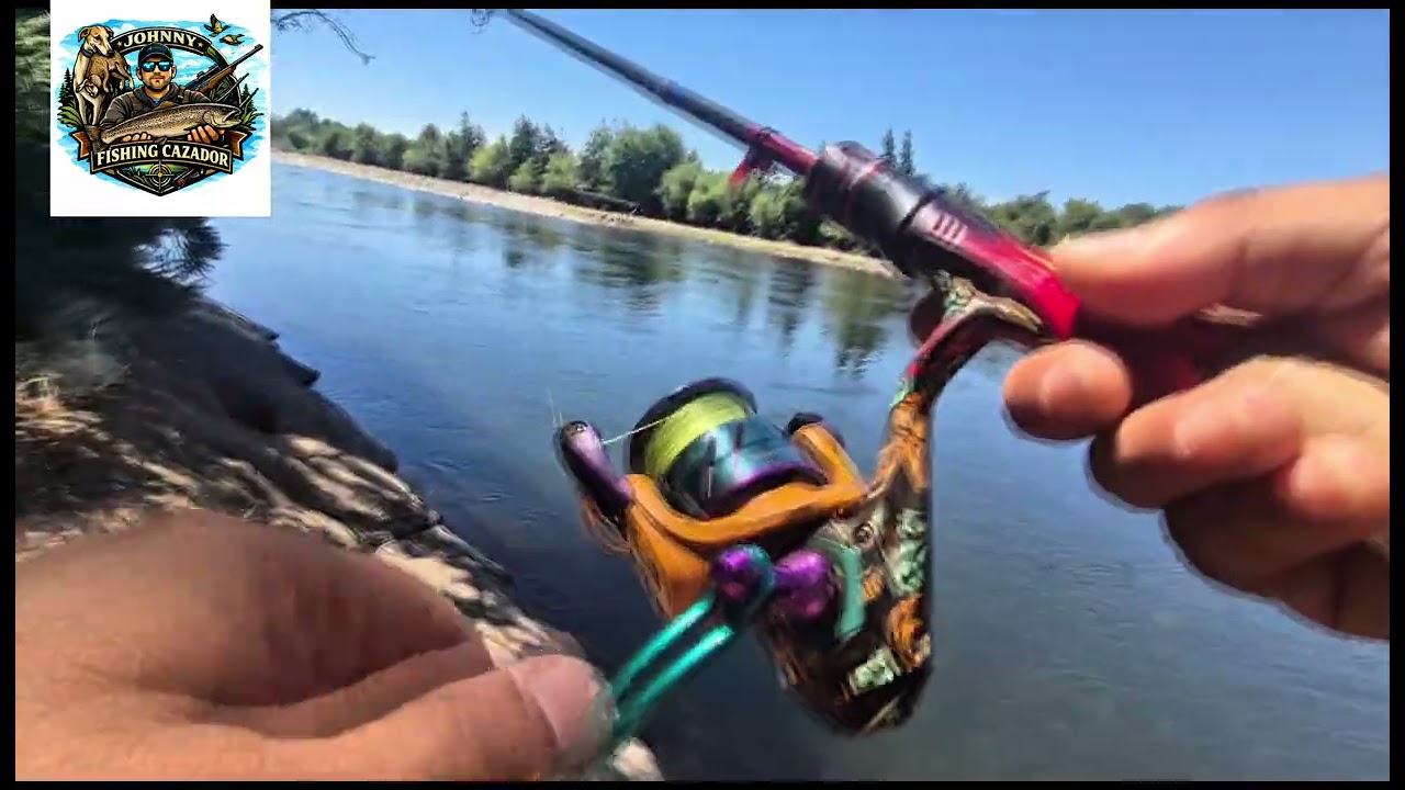 Pesca rio cautin bastante pique en un dia con mucha calor