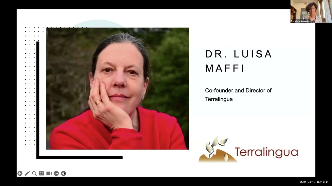 TCD Conservation and Forum with Luisa Maffi - David Stringer - Marianne Ignace - 19 April 2024