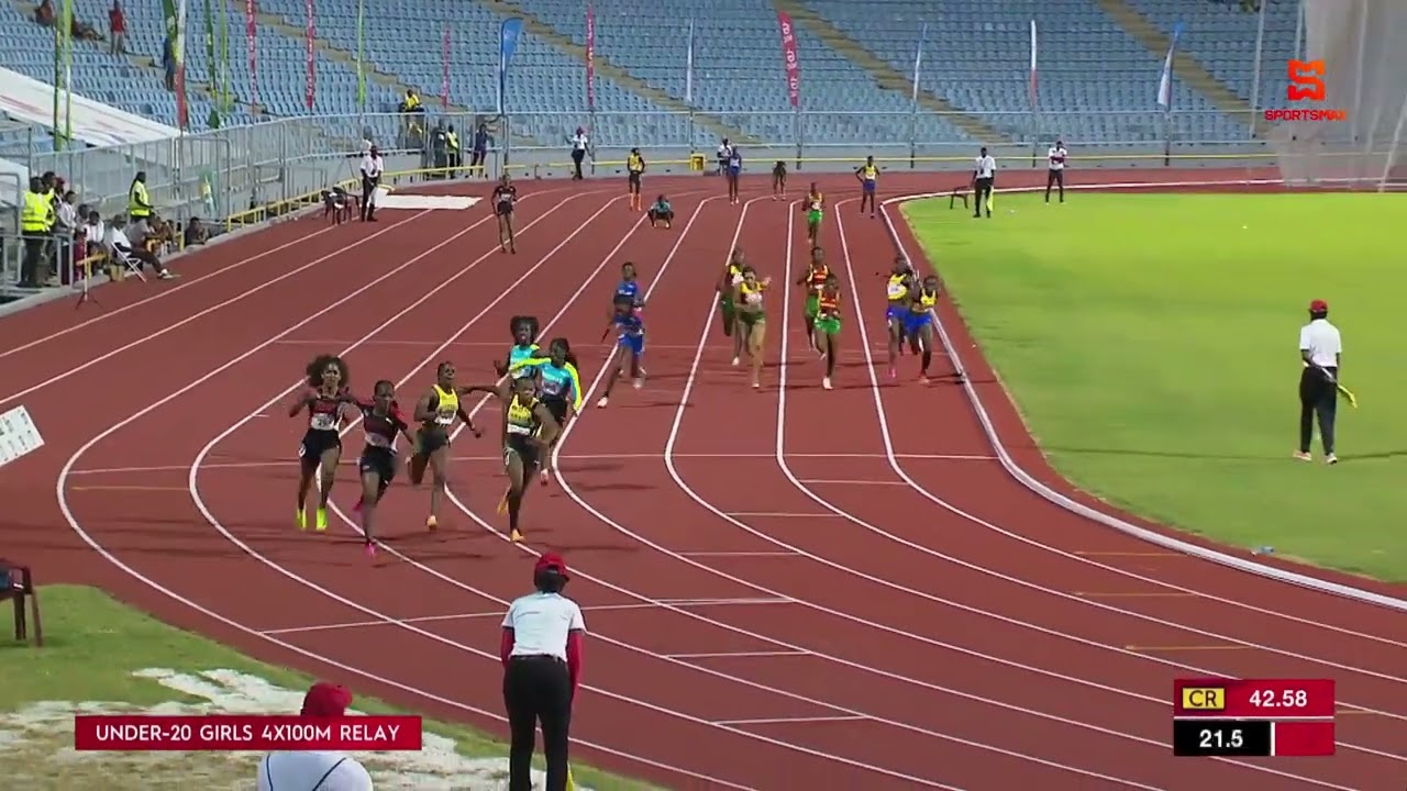 Girls 4x100M Relay U-20 | Final | CARIFTA 2025 Trinidad & Tobago | SportsMax TV