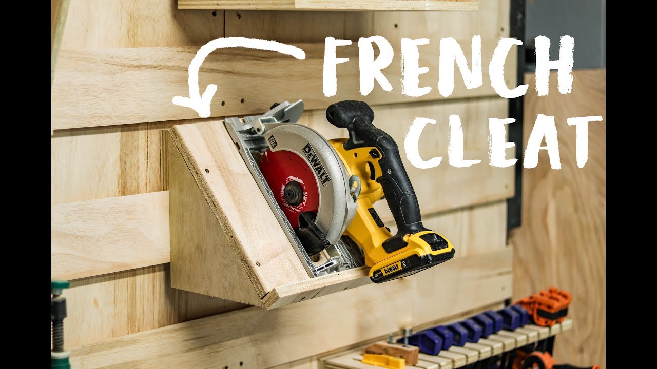 Circular Saw Shelf for French Cleat Wall