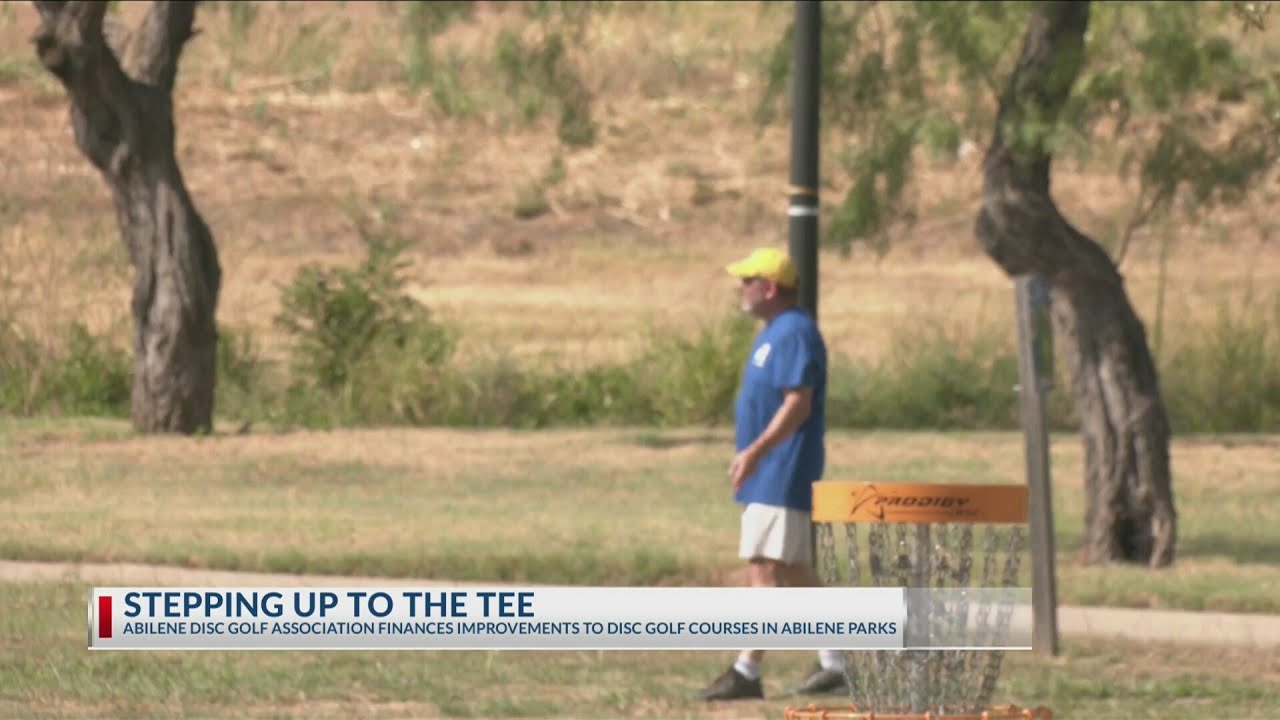 Stepping up to the Tee: Abilene Disc Golf Association upgrades disc golf courses