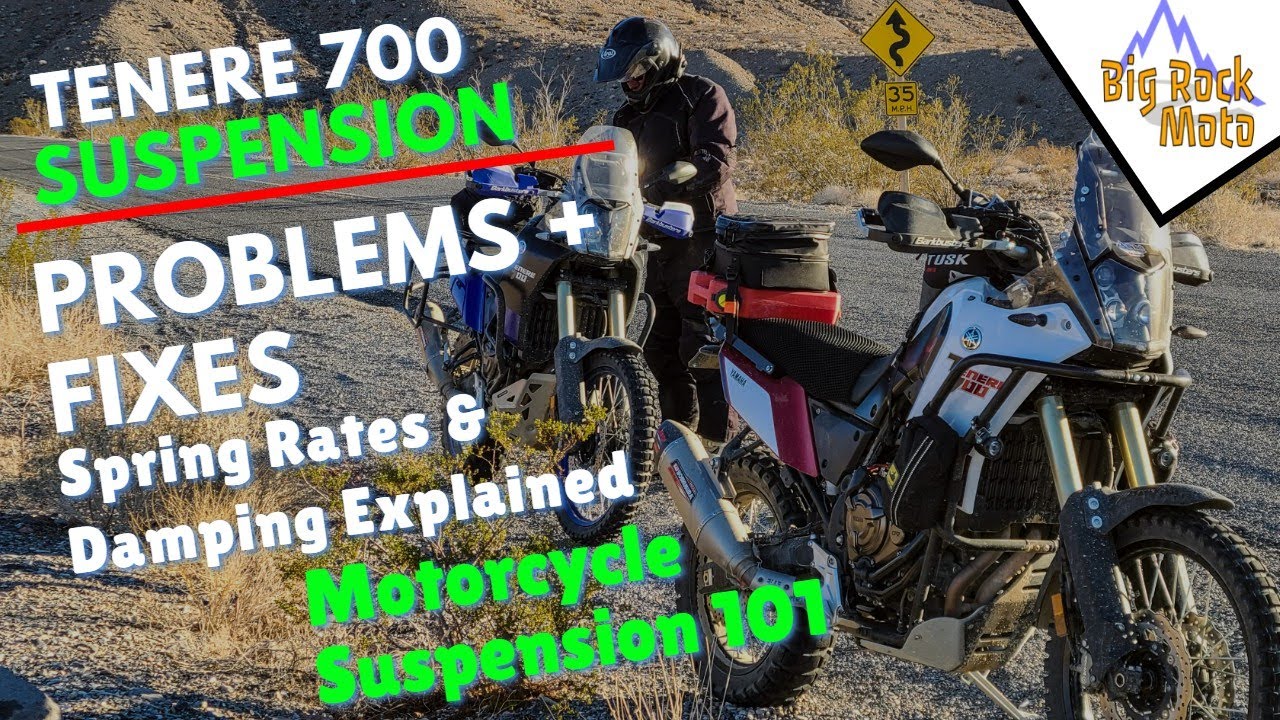 Yamaha Tenere 700: Suspension Problems & Solutions (✔moto suspension basics✔)