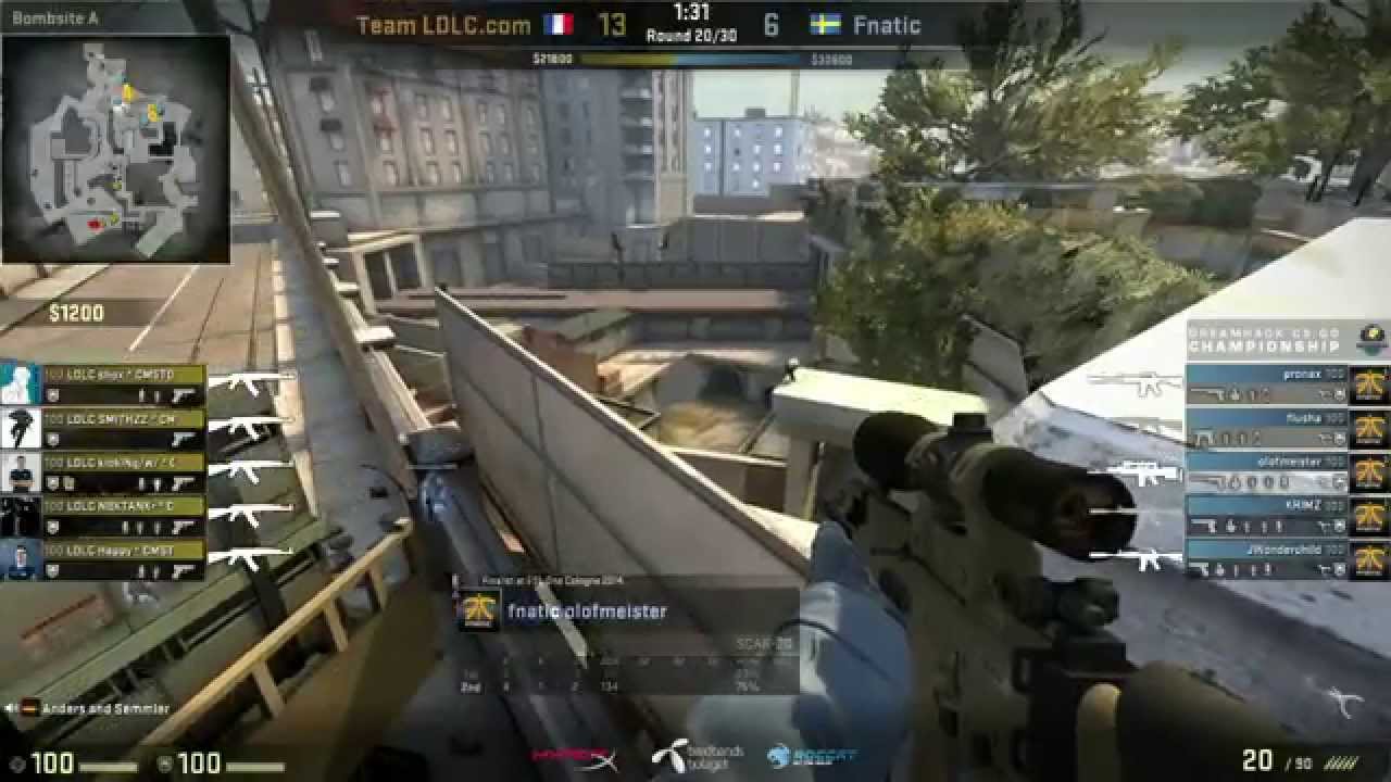Team LDLC.com VS. Fnatic (Boost on A - CS:GO / de_overpass)